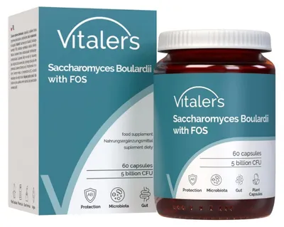 Produktbild von Vitaler’s Saccharomyces Boulardii Probiotikum - 60 Kapseln, 2 Monatsvorrat