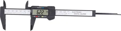 Produktbild von Messschieber, LCD-Digitalanzeige, 0–150 mm, Doppelskala, ABS-Werkzeug für Messprüfungen