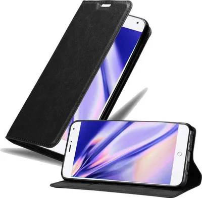 Image de Cadorabo Housse pour MEIZU MX4 Housse en noir Etui pour téléphone portable Case Cover Fermeture magnétique