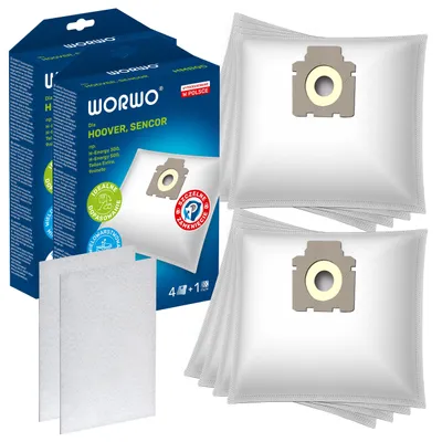 Obrázok produktu pre 8x vrecká do vysávača Hoover Telios Extra + 2x sací filter
