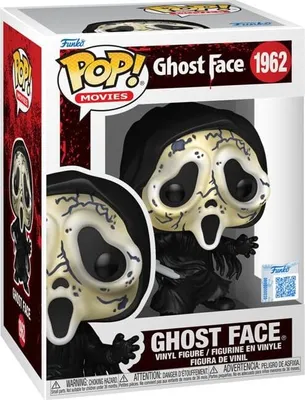 Obrázok produktu pre Funko Funko Pop!  Ghost Face – vinylová figúrka v opotrebovanom vzhľade, 1962, štandardná verzia