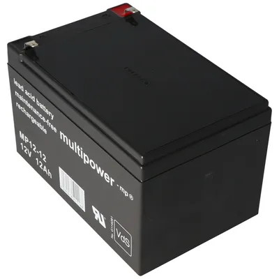 Zdjęcie produktu dla Akumulator kwasowo-ołowiowy Multipower MP12-12 12 V 12 Ah