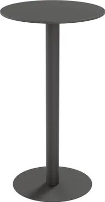 Immagine prodotto di Tavolino da bistrot Cross TRCROS60H.01 rotondo 60x110 cm nero.