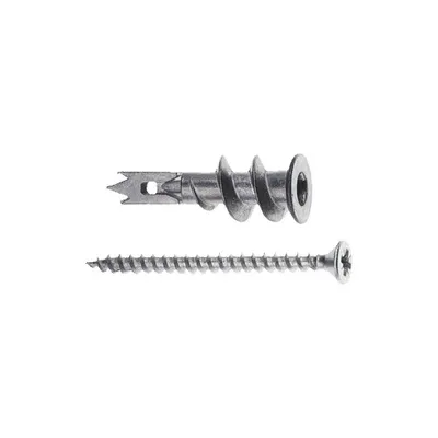 Produktbild von TOX 068 101 051, Schrauben- & Dübelsatz, Beton, Metall, Grau, 4,5 mm, 60 mm