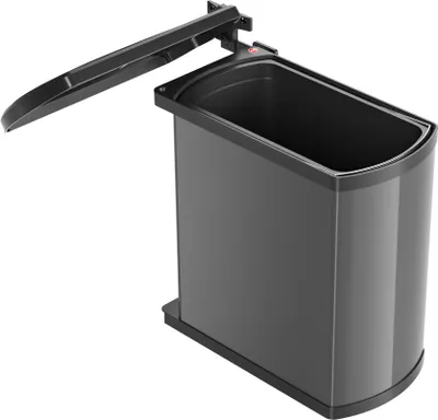 Produktbild von Hailo Abfallsammler Uno 18 L schwarz Abfalleimer Abfallsorter Mülleimer 3418071