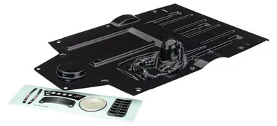 Immagine prodotto di Carrozzeria nera per cockpit Traxxas (modello #10411)