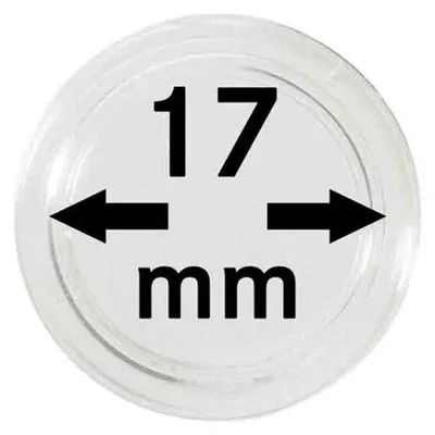 Produktbild von Lindner 2251017 Münzkapseln 17 mm-100er Pack