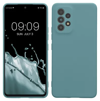 Produktbild von kwmobile Handyhülle für Samsung Galaxy A53 5G Hülle - weiches Handy Silikon Case - Schutzhülle Cover - Arctic Night