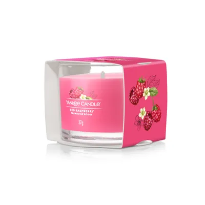 Imagen del producto de Vela votiva Yankee Candle, aroma de frambuesa roja, 37 g