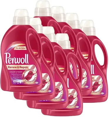 Produktbild von Perwoll Renew Repair Color Faser Feinwaschmittel Waschmittel 8x24 Waschladungen