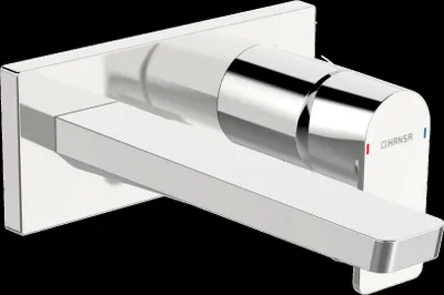 Produktbild von Hansa HANSASTELA Waschtisch-Einhand-Wandbatterie, Fertigset