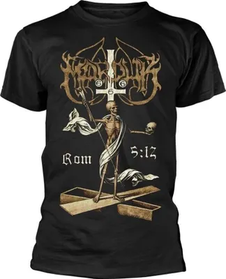 Obrázek produktu pro Marduk Rom 5:12 (Gold) Black L Tričko