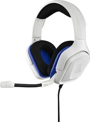 Image de Casque Gamer Filaire The G-Lab KORP COBALT, Microphone, PC PS4 Xbox One, Blanc