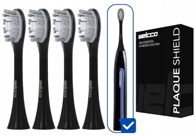 Obrázek produktu pro Welcco Náhradní hlavice pro Vitammy Pearl+ Noire Dupont 4ks