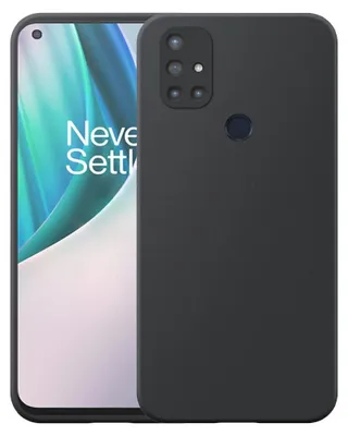 Obrázek produktu pro Vhodné pro OnePlus Nord N10 Phone Case Black Flexible Silicon TPU Case - Flexibilní zadní kryt Silicon TPU Case - Black - Smartphonics