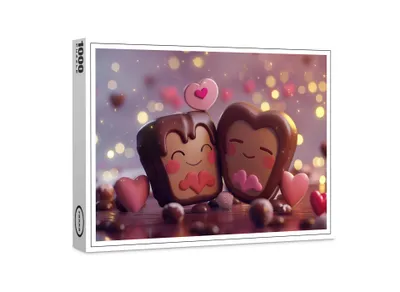 Produktbild von raxxa Premium-Puzzle "Chocolates Love", 1000 Teile