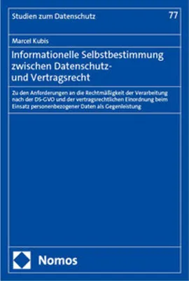 Obrázok produktu pre Informationelle Selbstbestimmung zwischen Datenschutz- und Vertragsrecht
