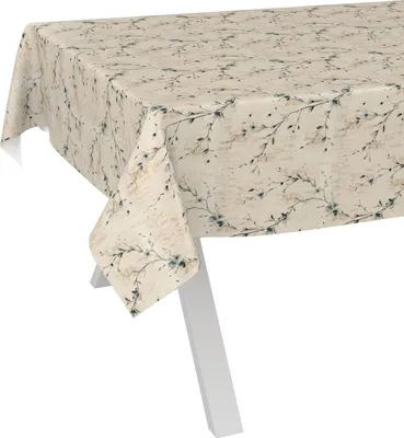 Produktbild von Tischdecke Vintage Kiev Beige 100x140cm Schnittkante Wachstuch abwaschbar