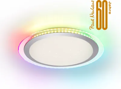 Produktbild von JUST LIGHT CYBA LED Deckenleuchte Steuerbare Lichtfarbe 19W Silber/Weiß 9-8cm 15411-21