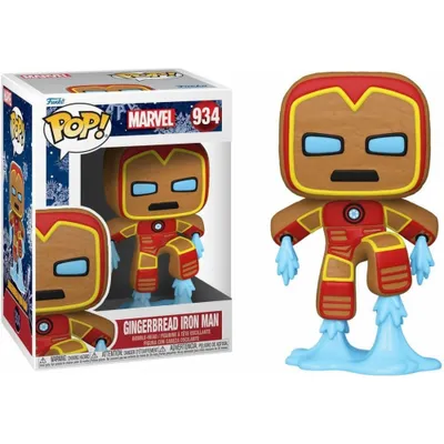 Zdjęcie produktu dla Funko Marvel POP! Vinyl Figur Holiday Iron Man 9 cm FK50658