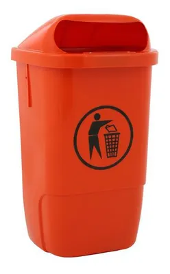 Produktbild von Außenbehälter aus Kunststoff h74 - Orange
