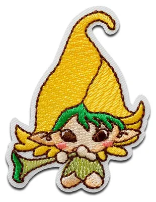 Obrázek produktu pro Mono-Quick Troll with flute - nášivka, nažehlovací nášivka, nášivka, nášivky, k nažehlení, velikost: 5,5 x 4,2 cm