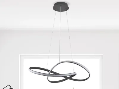 Imagen del producto de Lámpara colgante LED con mando a distancia, 70W
