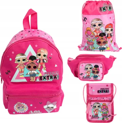 Image de LOL Surprise Set de sacs Sacs colorés pour l'école et les loisirs