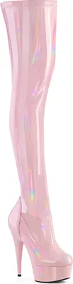 Produktbild von DELIGHT-3000HWR Damen Boots von Pleaser, Rosa  , EU 38, US 8