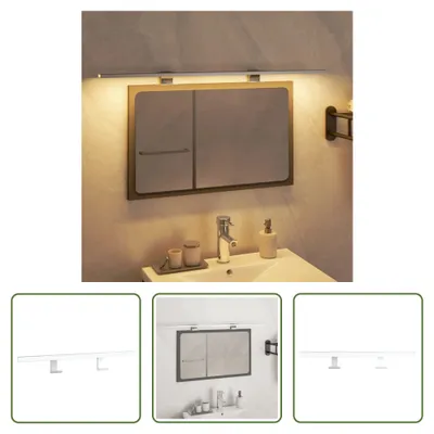 Zdjęcie produktu dla The Living Store Oświetlenie lustra LED 13 W Ciepła biel 80 cm 3000 K