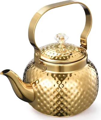 Obrázok produktu pre 1200 ml kanvica na čaj, kanvica z surového ocele so sitkom, jemný infúzor z surového ocele na prípravu sypaného čaju