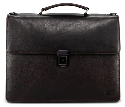Zdjęcie produktu dla Teczka skórzana Jost London, 40 cm, z przegrodą na laptopa