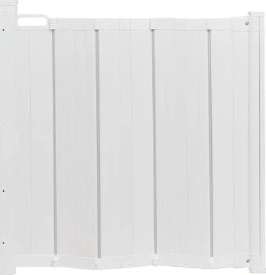 Produktbild von Famanu Treppenschutzgitter automatisch aufrollbar - Weiß/Schwarz