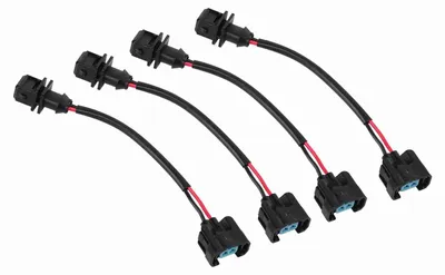Zdjęcie produktu dla Zestaw 4 sztuk przewodów do konwersji wtryskiwaczy paliwa – zamiennik z OBD1 na OBD2 do Acura Integra 199?1995