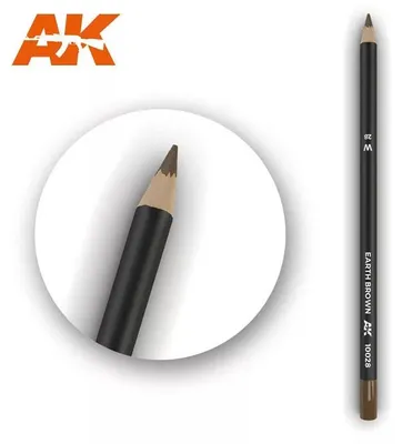 Productafbeelding van AK Interactive S.L. AK-10028 - Weerseffectpotlood, aardbruin