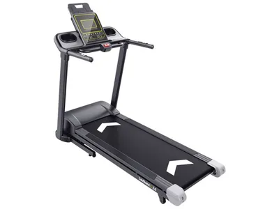 Zdjęcie produktu dla Bieżnia 709767, czujnik tętna i komputer treningowy, 50 programów, 80,5 x 138,5 x 183,5 cm