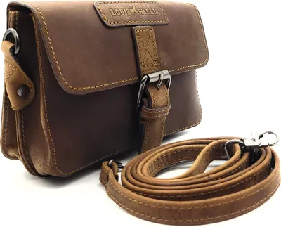 Produktbild von Leder Gürteltasche Bikertasche Jagdtasche Hüfttasche Bauchtasche Schultergurt