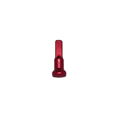Produktbild von Nippel 2,00 Aluminium rot, Länge 14,0mm, Messingschlager, 280166