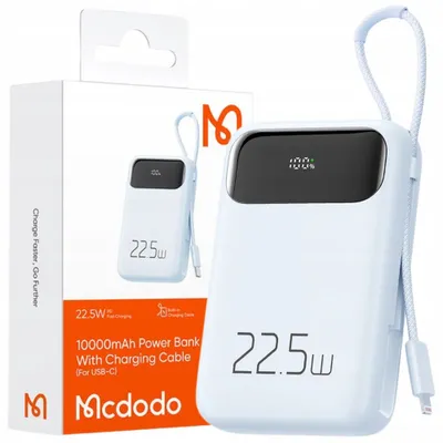 Obrázek produktu pro Mcdodo Power Bank MC-3254 10000mAh, 22.5W, for Light (blue)