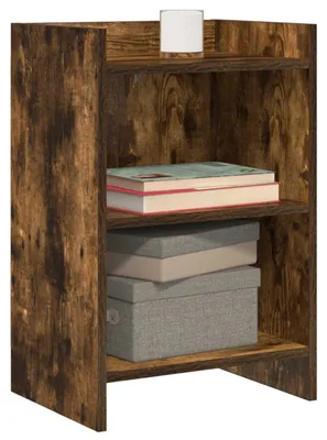 Image de vidaXL Tables de chevet, lot de 2, chêne fumé, 40 x 30 x 60 cm