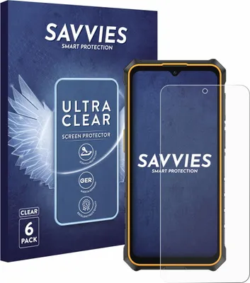 Produktbild von 6x Für Ulefone RugKing 3 Pro Schutzfolie Savvies Displayschutz Display Schutz Folie Klar Transparent