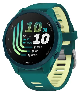 Image de Montre GPS de sport Garmin Forerunner 170 Music, couleur vert turquoise