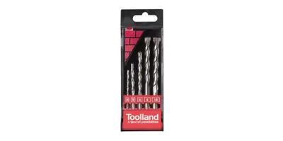 Produktbild von Toolland PDS1C, Bohrer, Bohrerbit-Set, Beton, Kohlenstoffstahl, Silber, 5 Stück(e)