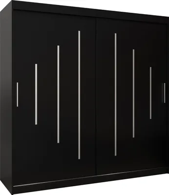 Produktbild von Kleiderschrank, Schiebetürenschrank Schlafzimmer, Schrank YORK 200 cm