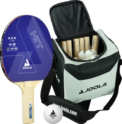 Produktbild von JOOLA Tischtennis Set 14 Hit Schläger + 30 Bälle | Tischtennisset Tischtennisschläger Tischtennisbälle Bälle Schläger