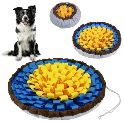Schnüffelmatte für Hunde, 48 cm, waschbar, interaktiv, für langsames Fressen