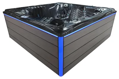 Zdjęcie produktu dla Zewnętrzna wanna z hydromasażem Hydromassagewanne Wanna z hydromasażem Sprudelbad 230x230cm