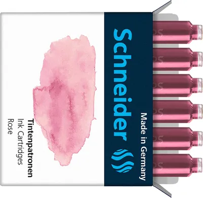 Produktbild von Schneider Schreibgeräte Pastel, Pink, Tinte auf Farbstoffbasis, 6 Stück(e), Kombi-Packung
