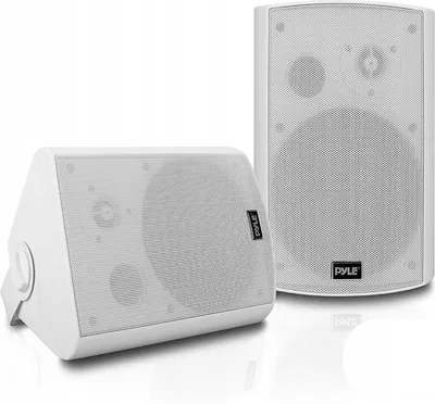 Produktbild von Vodotesný vonkajší a vnútorný reproduktor Pyle - Vonkajší reproduktor Bluetooth pre záhradné jukeboxy, vodotesný vonkajší reproduktor k bazénu