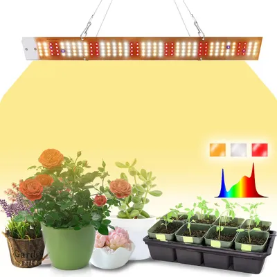 Produktbild von 1 Stück 40W Pflanzenlampe LED Vollspektrum Grow Lampe Wachstumslampen für Pflanzen, 56.7CM LED Pflanzenlicht für Zimmerpflanzen Gemüse Aussaat